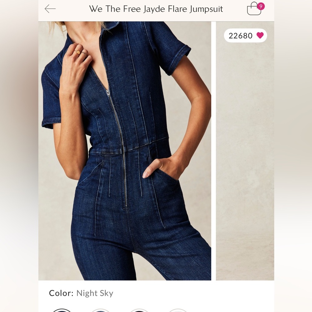 We The Free Jayde Jumpsuit In Night Sky